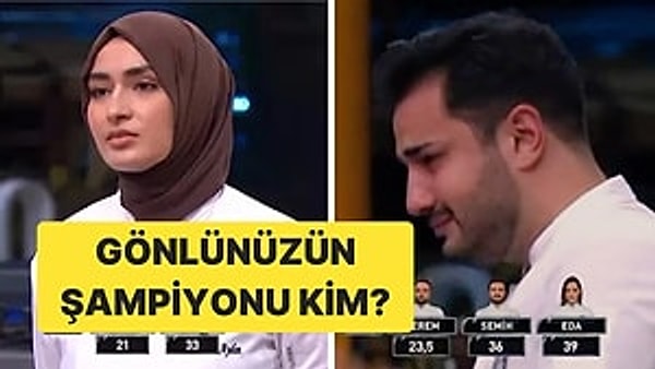 2. MasterChef Türkiye 2024 sezonu bir yel gibi esip geçti. Bu akşam tv8 ekranlarında canlı yayınlanacak büyük final gecesinde şampiyon kupayı kaldıracak. Büyük ödülün sahibi olacak finalistlerden Kerem mi, Onur mu 1. olacak hepimiz merak içerisindeyiz. Yarışmaya gelecek yaza kadar veda ediyoruz. Gelin, birlikte bu sene yarışmadan elendiğine çok şaşırdığımız ve kalsaydı neler olurdu merak ettiğimiz yarışmacılara bakalım...