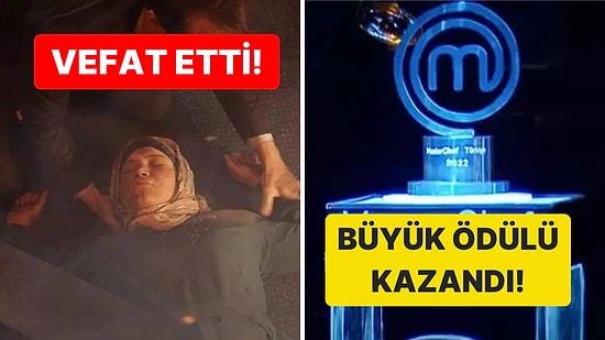 Kızılcık Şerbeti Nilay'ın Ölümünden MasterChef Şampiyonuna Televizyon Dünyasında Bugün Yaşananlar