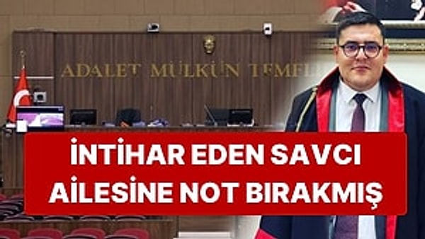 Dün gece genç bir savcı adayının intihar haberi ile sarsılmıştık. Mobbing ve tehdide maruz kaldığını söyleyen savcı adayı hayatına kıymıştı. Bunu yaparken de birçok yolu denediğini ancak muhatap bulamadığını söylemişti. Genç savcının "kamuoyu" ile paylaştığı veda yazısının ardından benzer notları ailesine de bıraktığı ortaya çıktı. Annesi, ablası ve kız arkadaşına notlar bırakan Yalman, mektuplarda "artık yapacak bir şeyim kalmadı" dediği görülüyor.