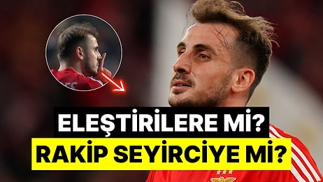 Golünden Sonra "Sus" İşareti Yaptı: Kerem Aktürkoğlu Benfica'daki İlk Kupasını Kazandı