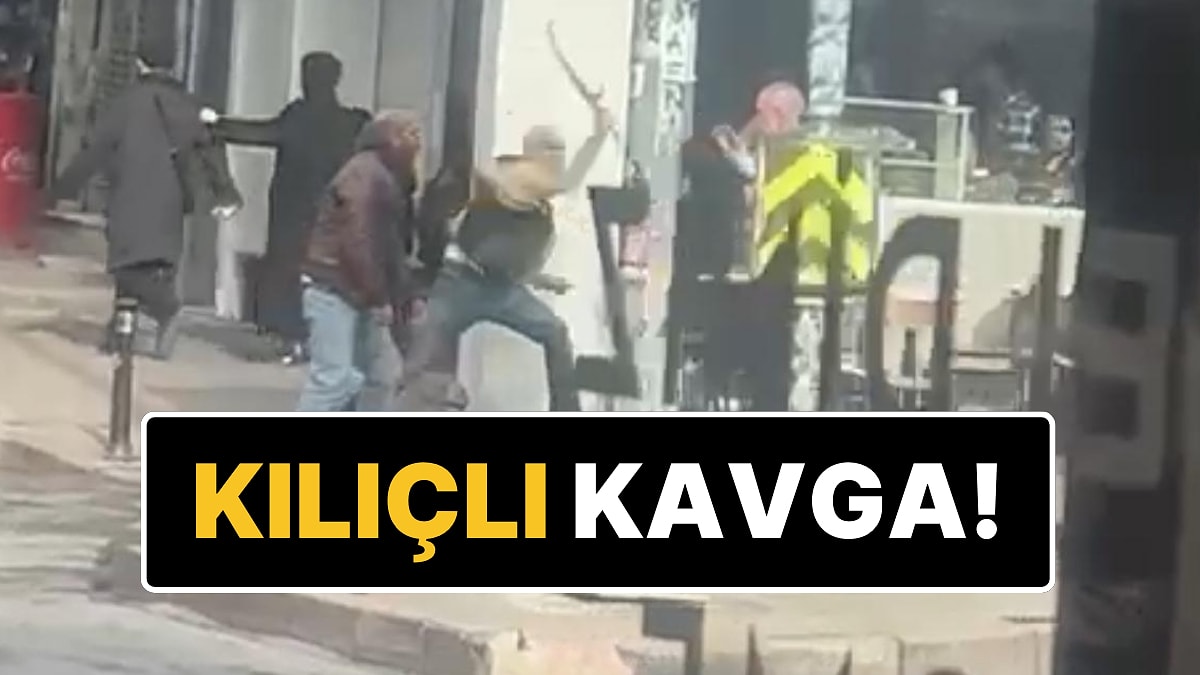 İstanbul Cihangir’de Kılıçlı Kavga: Şans Eseri Kimse Yaralanmadı