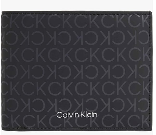 5. Calvin Klein Rubberized Bifold 5Cc W/Coin Erkek Cüzdan