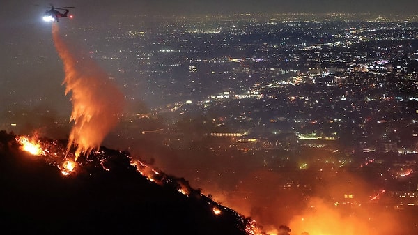 ABD'nin California eyaletine bağlı Los Angeles'da yangınlar 5 gündür devam ediyor.