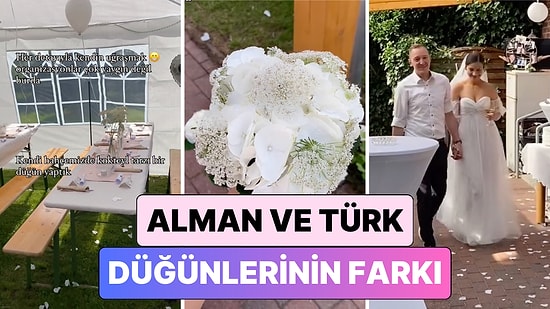 Almanya'da Dünyaevine Giren Bir Türk Alman Düğünlerinde Kendisine Farklı Gelen Detayları Paylaştı