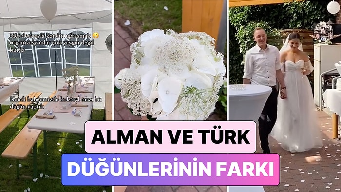 Almanya'da Dünyaevine Giren Bir Türk Alman Düğünlerinde Kendisine Farklı Gelen Detayları Paylaştı