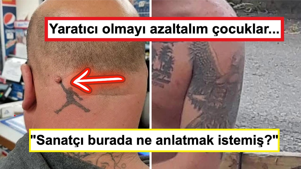 Yaptırdıkları "Sanatsal" Dövmelerle Görenlere Hayatı Sorgulatan Acayip Kişiler