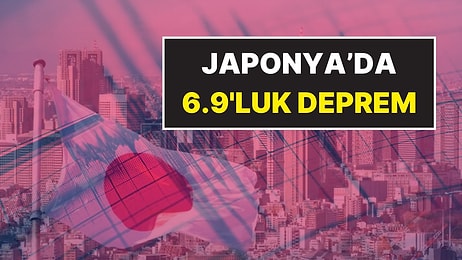 Japonya 6.9 Büyüklüğünde Depremle Sallandı: Deprem Olurken Bir Kişi Cep Telefonuyla O Anları Çekti