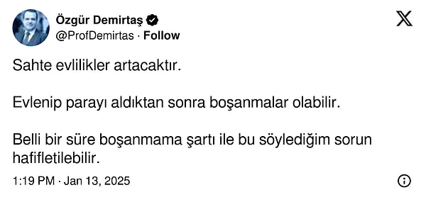 Özgür Demirtaş’ın paylaşımı 👇