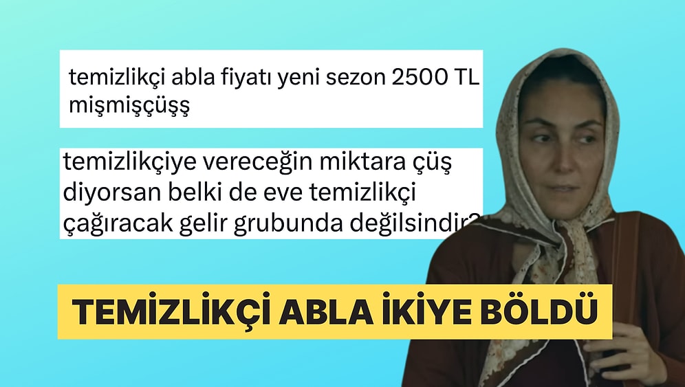 Temizlik Ücretini 2500 Lira Yapan "Temizlikçi Abla" Tartışma Yarattı