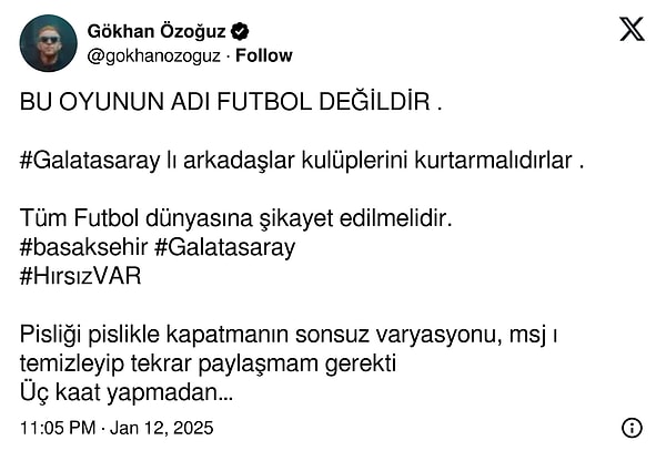 "Pisliği pislikle kapatmanın sonsuz varyasyonu"