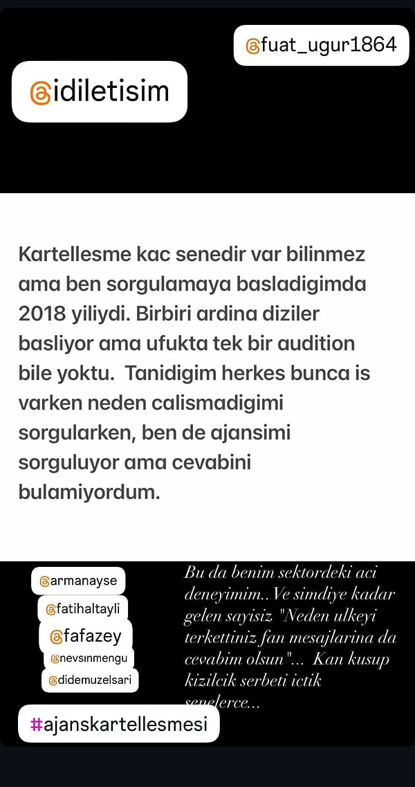 Mehtap Altunok sosyal medya hesabından uzunca bir paylaşım yaptı. "Neden ülkeyi terk ettiniz?' mesajlarına da bir cevabım olsun" diyen ünlü isim "Kan kusup kızılcık şerbeti içtik senelerce" dedi.