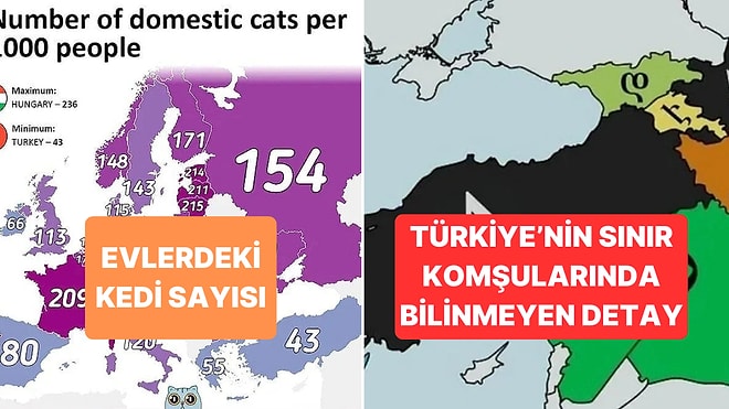 İncelemelere Doyamayacağınız Bu 10 Harita Hayata Bakış Açınızı Değiştirebilir!