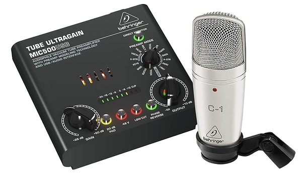 5. Behringer Voice Studio Stüdyo Paketi