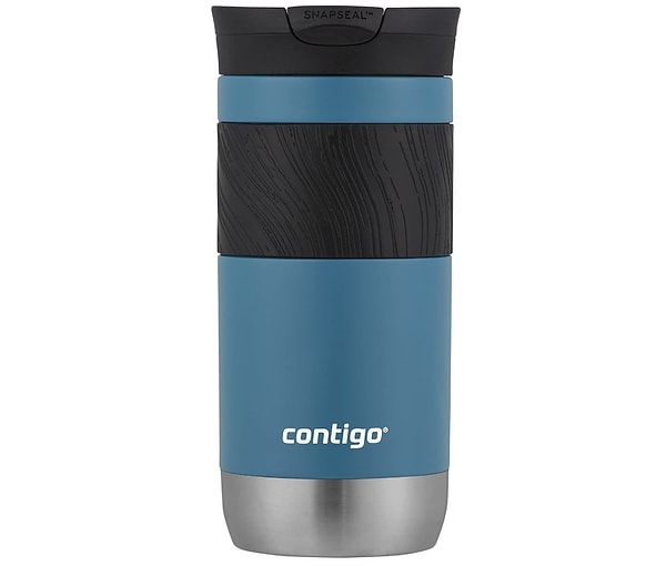 8. Contigo Üniseks Yetişkin Byron 2.0 termos kupa, Turkuaz, 470 ml