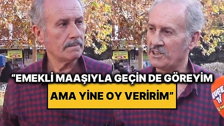 Sokak Röportajında Emekli Maaşına Sitem Eden Vatandaş “Yine Olsa Yine Oy Veririm” Demesiyle Tepki Topladı