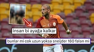 Voleybolcularla Fotoğraf Çektiren Galatasaray'ın Eski Yıldızı Sneijder'in Boyu Kafaları Karıştırdı