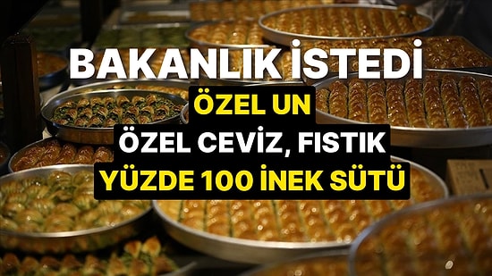 Bakanlık ‘Birinci Sınıf Ürün’ Şartı Koşarak İhaleyle 23 Bin Kilo ve 82 Bin Adet Tatlı Aldı