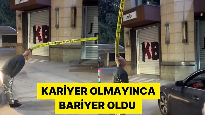 Çinli Adam Hayatın Anlamını Otopark Bariyeri Olmakta Buldu