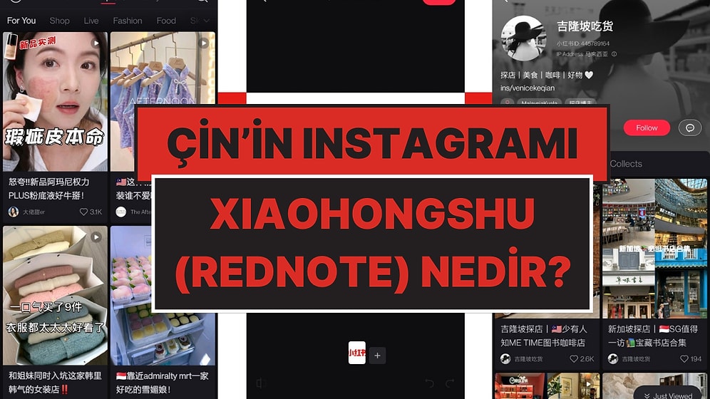 Çin'in Instagramı Xiaohongshu Nedir? Çin’in Video Platformu RedNote, Red Nasıl Kullanılır?