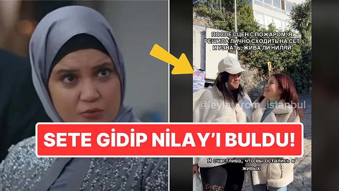 Kızılcık Şerbeti Setine Giden Seyirci, Nilay'ın Ölmediğini Öğrendi!