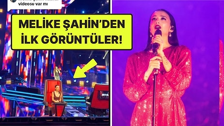 O Ses Türkiye'nin Yeni Jürisi Melike Şahin'den İlk Görüntüler Geldi