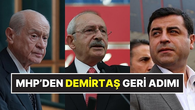 MHP Lideri Devlet Bahçeli, Kemal Kılıçdaroğlu Hakkında Yaptığı Selahattin Demirtaş Şikayetini Geri Çekti