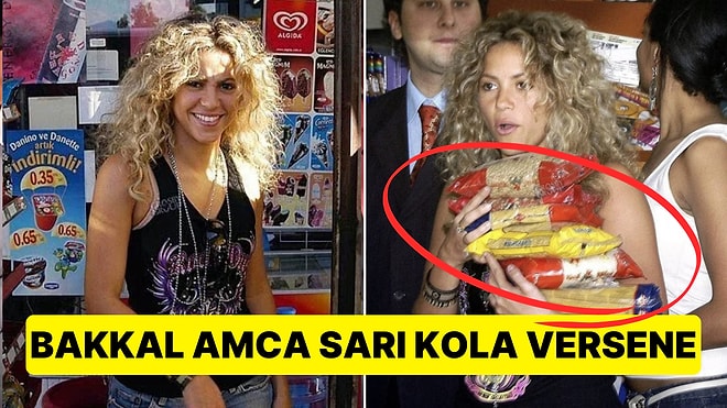 Shakira'nın Antalya'daki Bir Bakkaldan Mercimek ve Kuru Fasulye Paketiyle Çıktığı Fotoğrafın İlginç Hikayesi