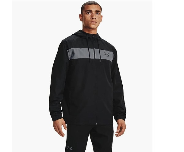 Under Armour 1361621 Ua Sportstyle Windbreaker Siyah Erkek Ceket