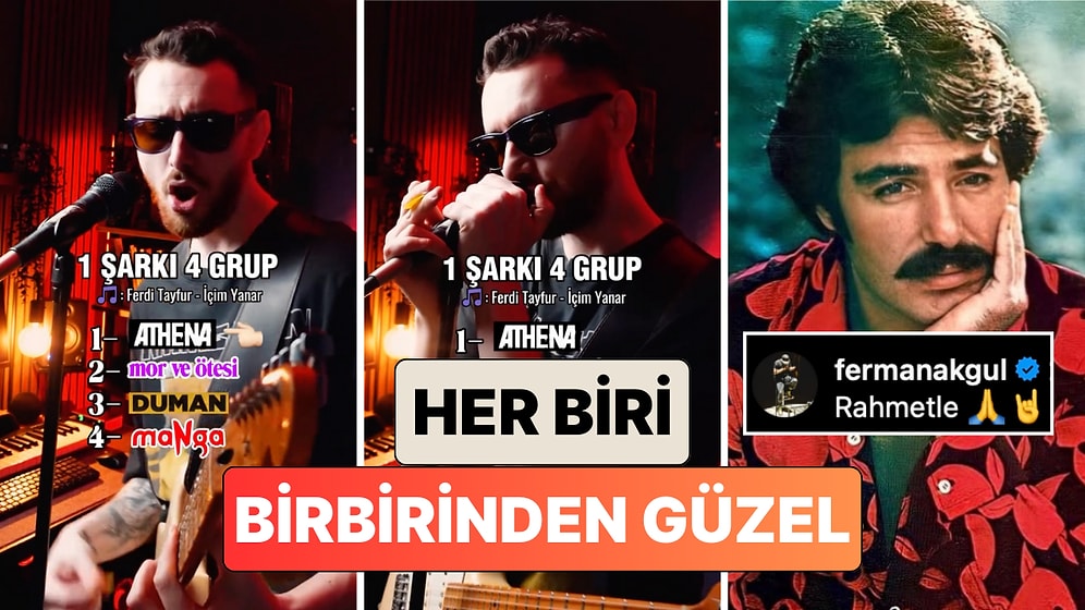 Hepsi Birbirinden Güzel: Ferdi Tayfur'un "İçim Yanar" Şarkısını Ülkemizin 4 Büyük Müzik Grubu Seslendirseydi