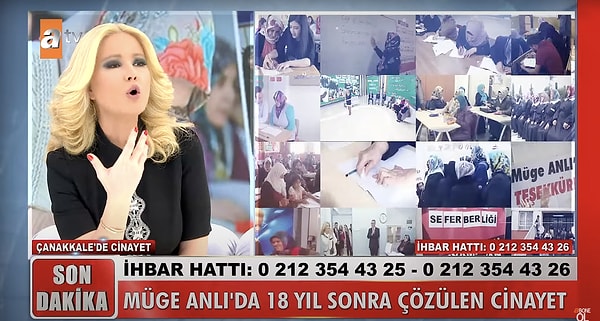 2018 yılında başlattığı okuma yazma seferbirliği hakkında konuşan Anlı, "Recep Tayyip Erdoğan'ın burada hakkını yiyemem. Yapalım, dedim. Televizyonda anons ettim, dedim. Zaten siz başlatmışsınız, dedi ve tüm desteğini verdi." dedi.