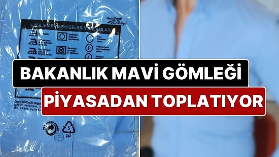 Piyasadan Toplatılan Mavi Erkek Gömleği! Bakanlık Markasını da Açıkladı ‘Sakın Giymeyin’ Dedi!