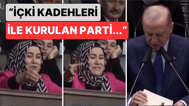 AK Parti Grup Toplantısında Bir Kadının CHP İçin Söyledikleri Tepki Çekti: "İçki Kadehleriyle Kurulan Parti"