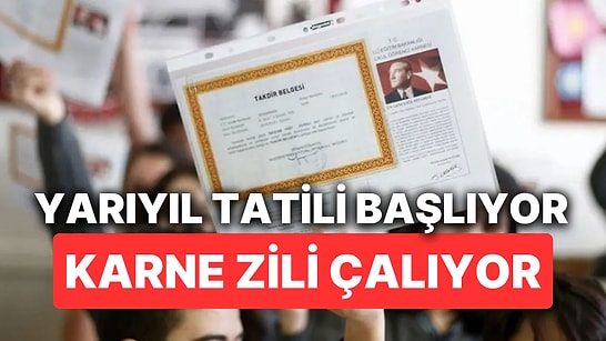 Yarıyıl Tatili Başlıyor! 20 Milyon Öğrenci Bugün Karne Alıyor!