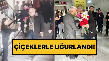 43 Yılın Ardından Emekli Olan Öğretmen, Öğrencilerinin Duygusal Vedasıyla Uğurlandı