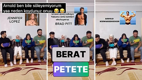 "Berat Petete": 4 Kardeş Sivaslı Babalarına Yabancı Ünlü İsimlerini Okutarak Gülmeme Yarışı Yaptı