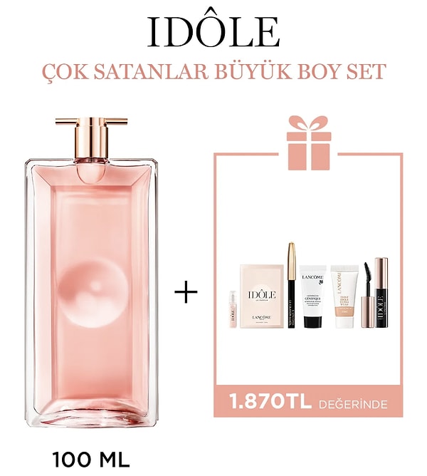 11. Lancome Idôle Kadın Parfüm Seti 100 Ml