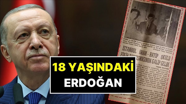 Cumhurbaşkanı Erdoğan’ın henüz 18 yaşındayken hakkında çıkan ve ilk olduğu düşünülen haber müzayedede satışa sunulacak. Takvim 17 Ocak 1972 yılını gösteriyor ve İstanbul İmam Hatip Okulu’ndan üç gencin münazarada açık ara farkla rakiplerine galip geldiği yazıyor.   O gençlerden birisi de Tayyip Erdoğan…  Türkiye gazetesinden Murat Öztekin'in haberine göre her gün Türkiye’de ve dünyada onlarca habere konu olan Erdoğan’ın hakkında çıkan ilk haberin bu gazete nüshası olduğu düşünülüyor. Haberi ise eski Bakan Yaşar Okuyan yapmış…