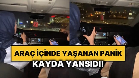 Viraja Girişi Geç Söyleyince Yapılan Ani Dönüşle Araç İçinde Panik Dolu Anlar Yaşandı