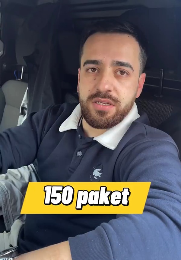 Günde 6-7 saat çalıştığını dile getiren kurye bir ayda 120 bin TL kazandığını iddia etmişti.