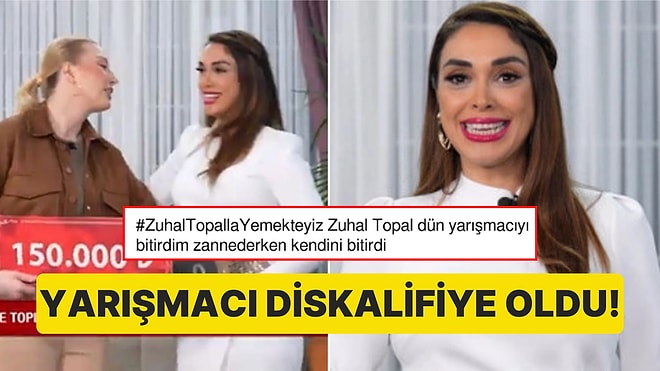 Yemekteyiz Finalinde Ortalık Karıştı: Zuhal Topal Yarışmacıyı Diskalifiye Etti!