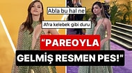 Joy Awards'a Derin Dekolteli Kombinle Gelen Afra Saraçoğlu 'Plaj Elbisesi' Eleştirileriyle Tartışma Yarattı!