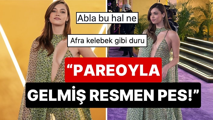 Joy Awards'a Derin Dekolteli Kombinle Gelen Afra Saraçoğlu 'Plaj Elbisesi' Eleştirileriyle Tartışma Yarattı!