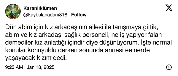 İşte o paylaşım: