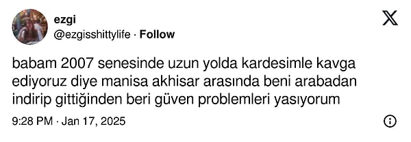 Bakalım kim neden güven problemi yaşıyormuş?