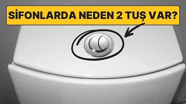 16. Meğer Çok Mantıklı Sebebi Varmış: Birçok Tuvalette Sifonun Neden İki Ayrı Tuşu Bulunur?