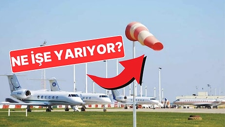 Havalimanlarındaki Kırmızı Beyaz Rüzgar Tulumları Ne İşe Yarıyor? Meğer Pilotların Sağ Koluymuş!