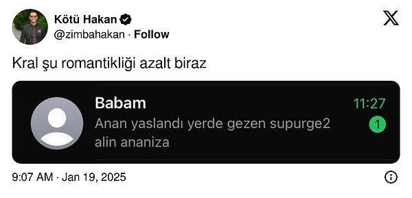 "Yerde gezen süpürge" 🥲