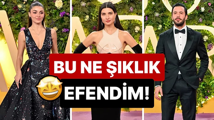 Hande Erçel'den Özge Özpirinçci'ye Riyad'daki Joy Awards Törenine Katılıp Türk Rüzgarı Estiren Ünlüler!