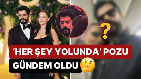 Ödül Töreninde Gergin Anları Dikkat Çeken Burak Özçivit ve Fahriye Evcen Çiftinden 'Gayet İyiyiz' Paylaşımı