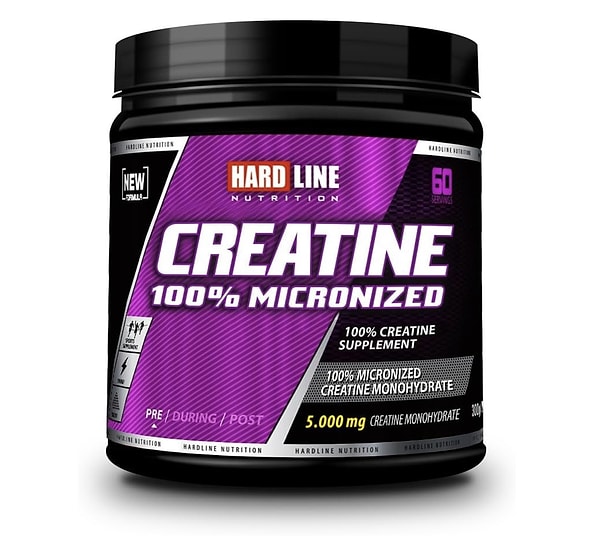 9. Hardline Nutrition Creatine%100 Mikronize, 300gr